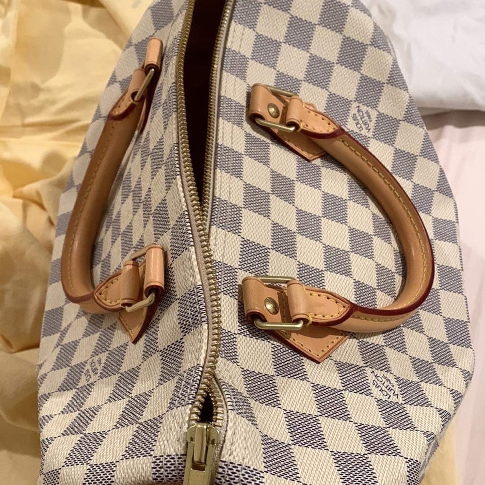 Authentic Damier Azur Speedy 30 handbag